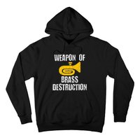 Marching Band Brass Destruction Funny Tuba Hoodie