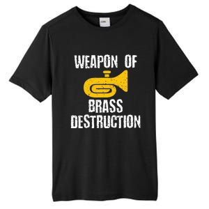 Marching Band Brass Destruction Funny Tuba Tall Fusion ChromaSoft Performance T-Shirt