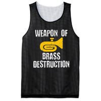 Marching Band Brass Destruction Funny Tuba Mesh Reversible Basketball Jersey Tank