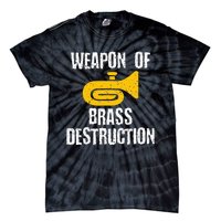 Marching Band Brass Destruction Funny Tuba Tie-Dye T-Shirt