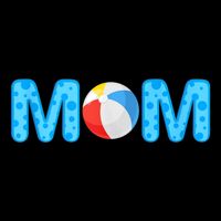 Mom Beach Ball Theme Birthday Party Pool Matching Summer City Backpack