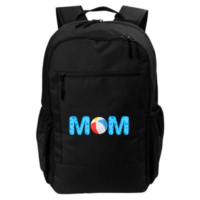 Mom Beach Ball Theme Birthday Party Pool Matching Summer Backpack