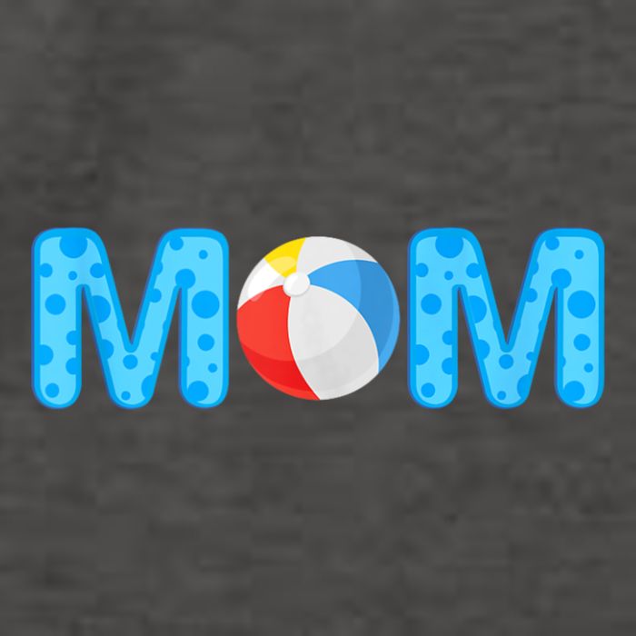 Mom Beach Ball Theme Birthday Party Pool Matching Summer Vector Backpack