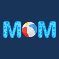Mom Beach Ball Theme Birthday Party Pool Matching Summer Infant Baby Jersey Bodysuit
