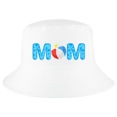 Mom Beach Ball Theme Birthday Party Pool Matching Summer Cool Comfort Performance Bucket Hat