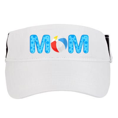 Mom Beach Ball Theme Birthday Party Pool Matching Summer Adult Drive Performance Visor