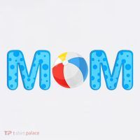 Mom Beach Ball Theme Birthday Party Pool Matching Summer Mug