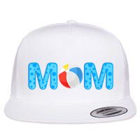 Mom Beach Ball Theme Birthday Party Pool Matching Summer Flat Bill Trucker Hat