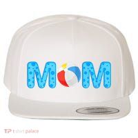 Mom Beach Ball Theme Birthday Party Pool Matching Summer Wool Snapback Cap
