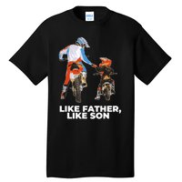 Moto Boss Braaap Dirt Bike Motocross OffRoading Tall T-Shirt