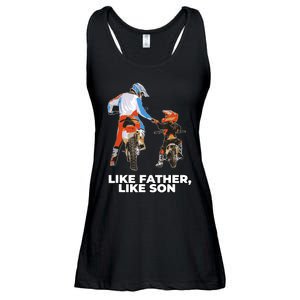 Moto Boss Braaap Dirt Bike Motocross OffRoading Ladies Essential Flowy Tank