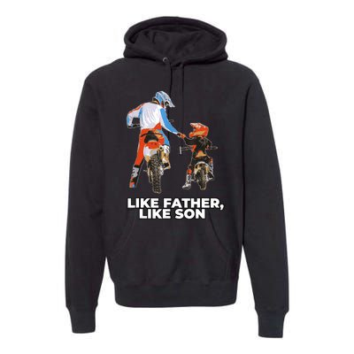 Moto Boss Braaap Dirt Bike Motocross OffRoading Premium Hoodie