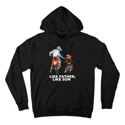 Moto Boss Braaap Dirt Bike Motocross OffRoading Tall Hoodie