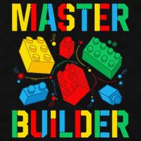 Master Builder Building Blocks Brick Toy Master Builder Ladies PosiCharge Tri-Blend Wicking Tank