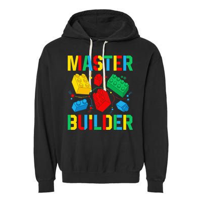 Master Builder Building Blocks Brick Toy Master Builder Garment-Dyed Fleece Hoodie