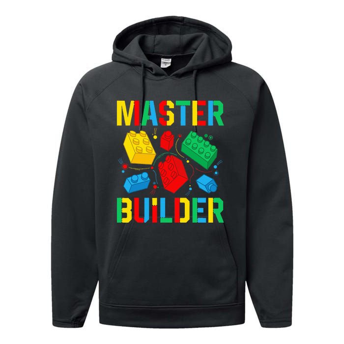 Master Builder Building Blocks Brick Toy Master Builder Performance Fleece Hoodie