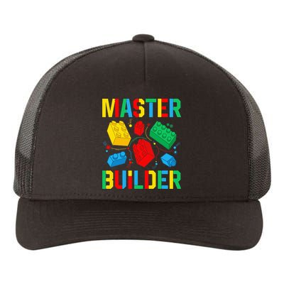 Master Builder Building Blocks Brick Toy Master Builder Yupoong Adult 5-Panel Trucker Hat