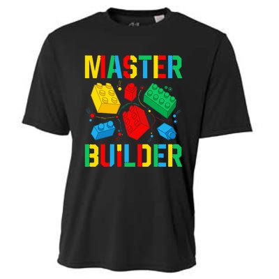 Master Builder Building Blocks Brick Toy Master Builder Cooling Performance Crew T-Shirt