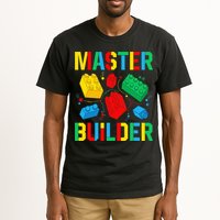 Master Builder Building Blocks Brick Toy Master Builder Tall T-Shirt