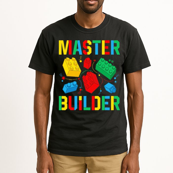 Master Builder Building Blocks Brick Toy Master Builder Tall T-Shirt