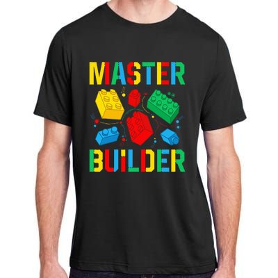 Master Builder Building Blocks Brick Toy Master Builder Adult ChromaSoft Performance T-Shirt