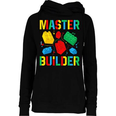 Master Builder Building Blocks Brick Toy Master Builder Womens Funnel Neck Pullover Hood