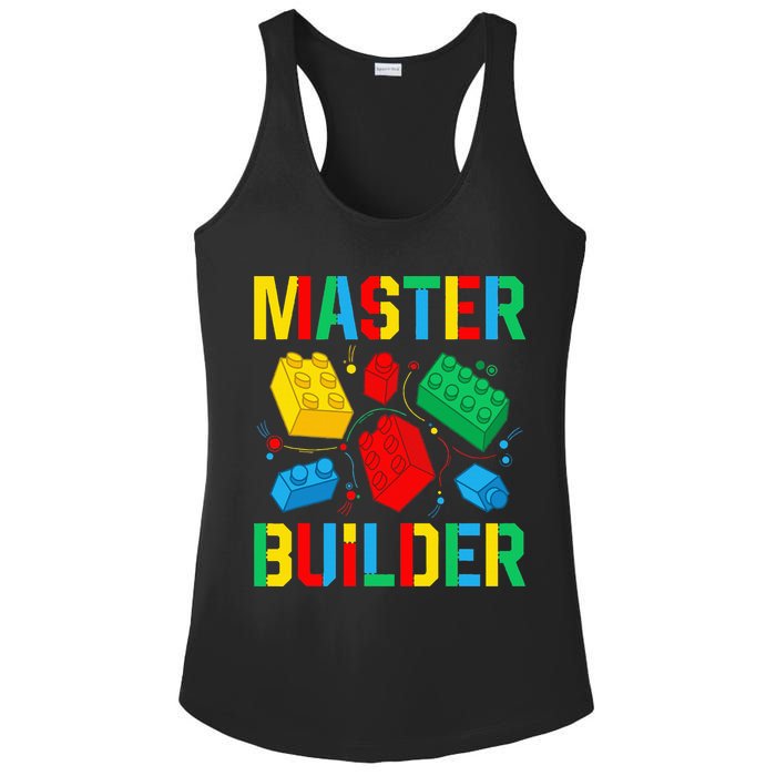 Master Builder Building Blocks Brick Toy Master Builder Ladies PosiCharge Competitor Racerback Tank