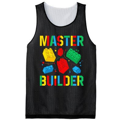 Master Builder Building Blocks Brick Toy Master Builder Mesh Reversible Basketball Jersey Tank