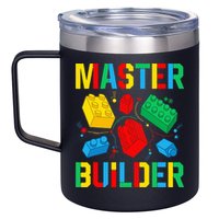 Master Builder Building Blocks Brick Toy Master Builder 12oz Stainless Steel Coffee Mug