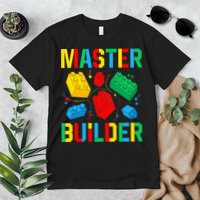 Master Builder Building Blocks Brick Toy Master Builder Premium T-Shirt