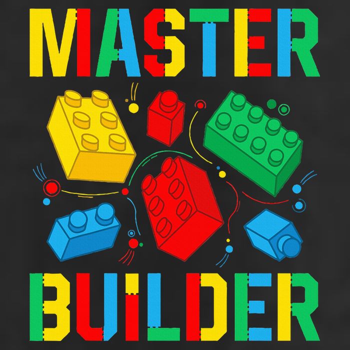 Master Builder Building Blocks Brick Toy Master Builder 25L Jumbo Tote