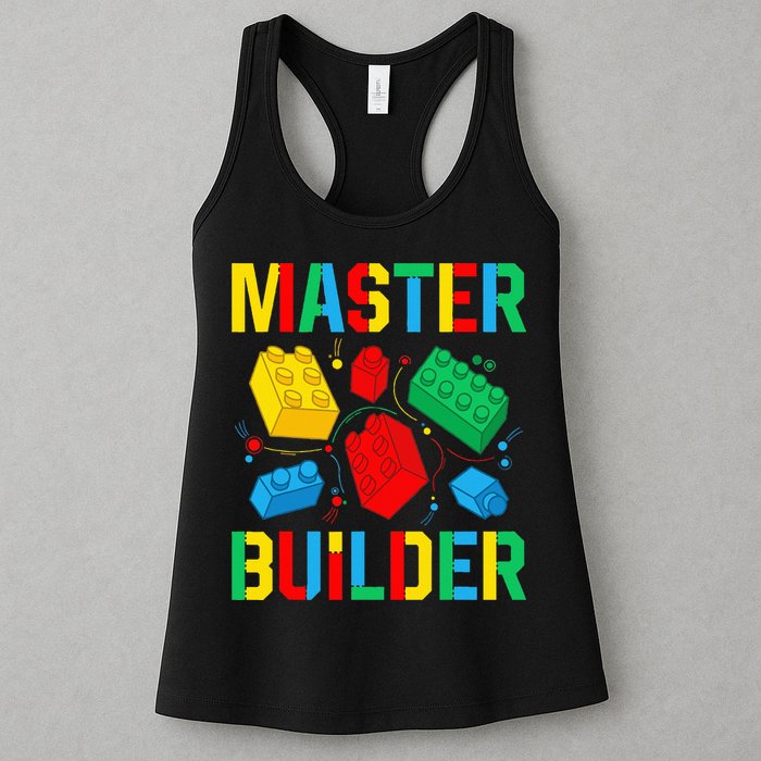 Master Builder Building Blocks Brick Toy Master Builder Womens Tank Top