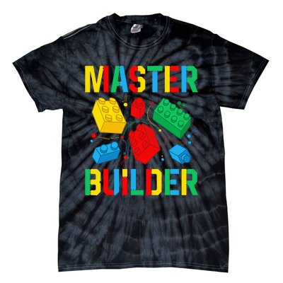 Master Builder Building Blocks Brick Toy Master Builder Tie-Dye T-Shirt