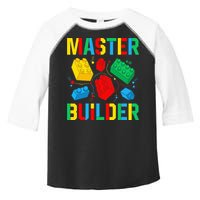 Master Builder Building Blocks Brick Toy Master Builder Toddler Fine Jersey T-Shirt
