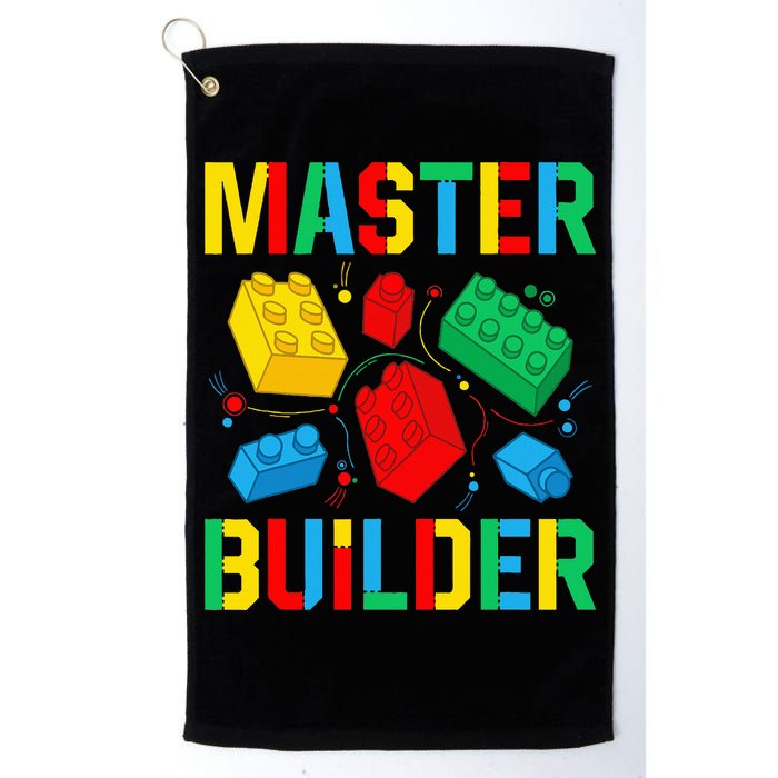 Master Builder Building Blocks Brick Toy Master Builder Golf Towel