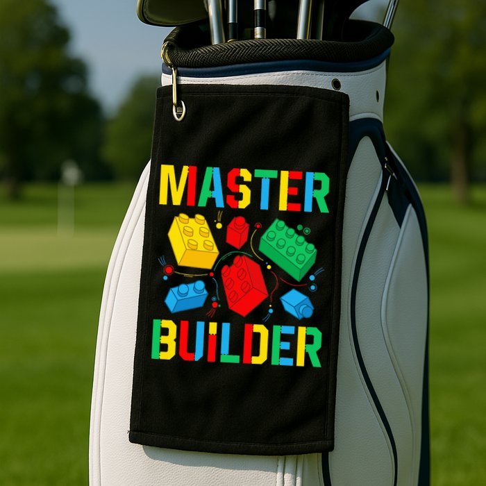Master Builder Building Blocks Brick Toy Master Builder Golf Towel