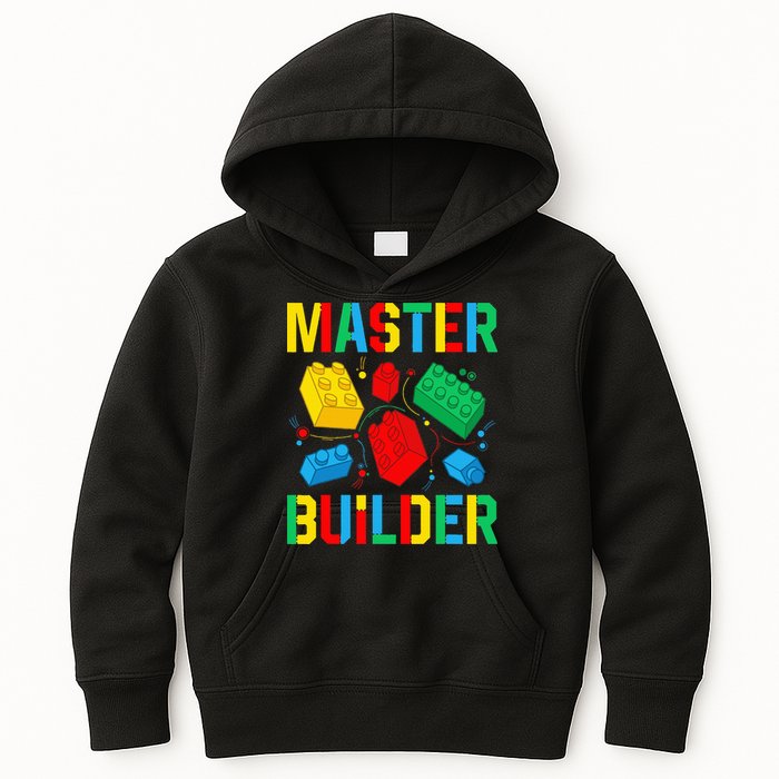 Master Builder Building Blocks Brick Toy Master Builder Kids Hoodie