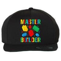 Master Builder Building Blocks Brick Toy Master Builder Wool Snapback Cap