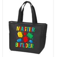 Master Builder Building Blocks Brick Toy Master Builder Zip Tote Bag