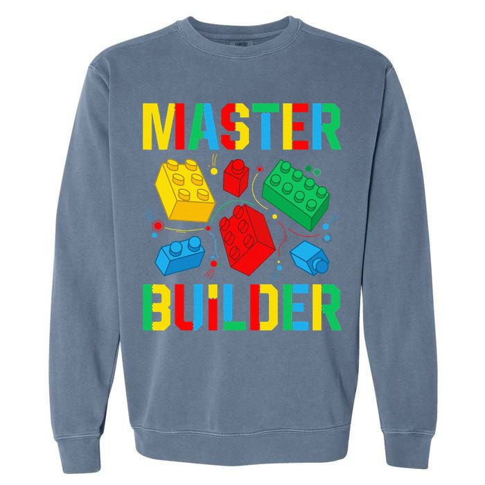 Master Builder Building Blocks Brick Toy Master Builder Garment-Dyed Sweatshirt