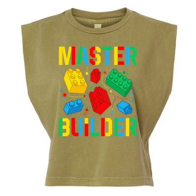 Master Builder Building Blocks Brick Toy Master Builder Garment-Dyed Women's Muscle Tee
