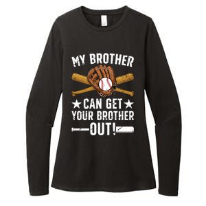 My Brother Baseball Brother Baseball PlayerS Brother Gift Womens CVC Long Sleeve Shirt