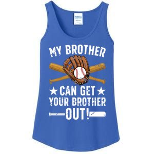 My Brother Baseball Brother Baseball PlayerS Brother Gift Ladies Essential Tank