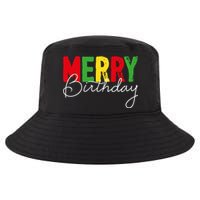 Merry Birthday Born On Christmas Day Cool Gift Cool Comfort Performance Bucket Hat