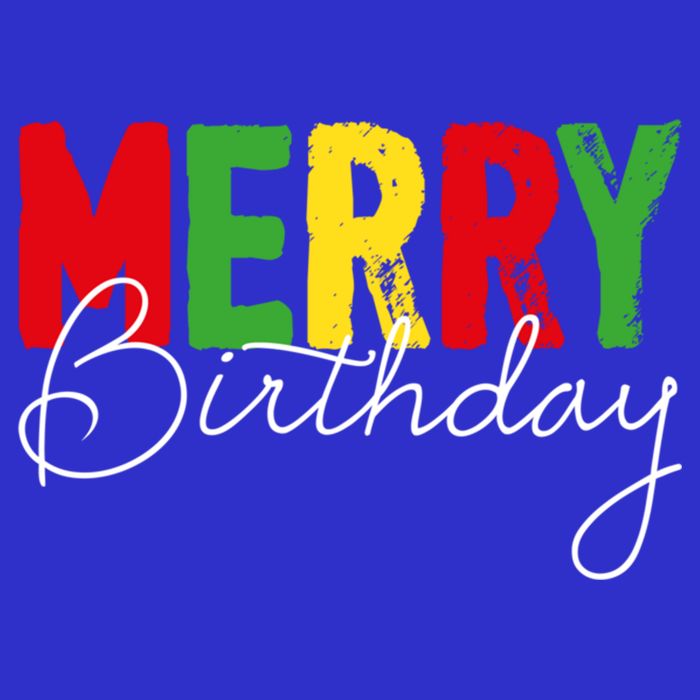Merry Birthday Born On Christmas Day Cool Gift 16 in Basic Backpack