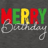 Merry Birthday Born On Christmas Day Cool Gift Vector Backpack