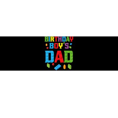 Master Builder Birthday Boy's Dad Building Bricks Blocks Men Bumper Sticker