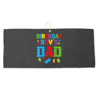 Master Builder Birthday Boy's Dad Building Bricks Blocks Men Large Microfiber Waffle Golf Towel