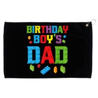 Master Builder Birthday Boy's Dad Building Bricks Blocks Men Grommeted Golf Towel