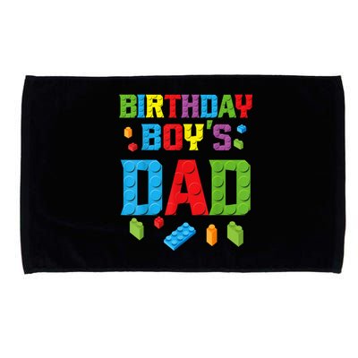 Master Builder Birthday Boy's Dad Building Bricks Blocks Men Microfiber Hand Towel